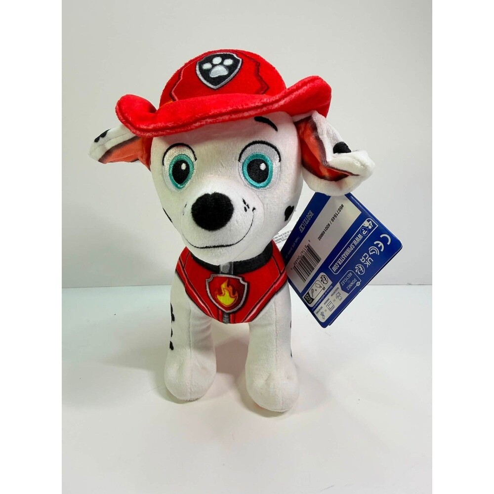 PAW Patrol Marshall Plush – Black Collar UK/CA Variant (Spin Master Nickelodeon)